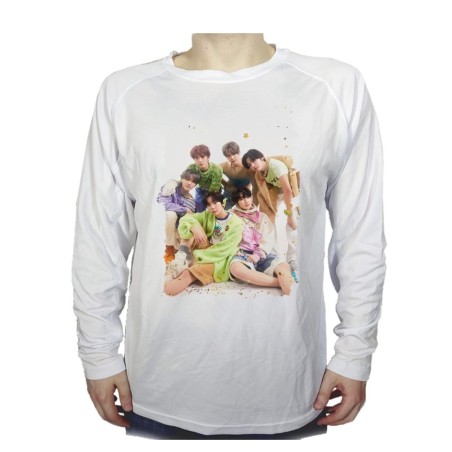 CAMISETA MANGA LARGA cantantes kpop ntc regular fact check personalizada