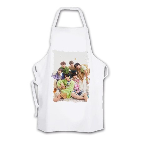 DELANTAL TALLA ADULTO cantantes kpop ntc regular fact check cocina personalizado