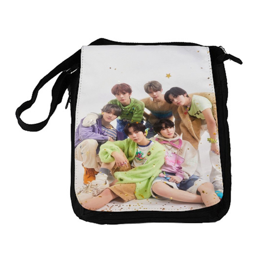 BANDOLERA REPORTERO MEDIANA BOLSO cantantes kpop ntc regular fact check bolsa mochila hombro