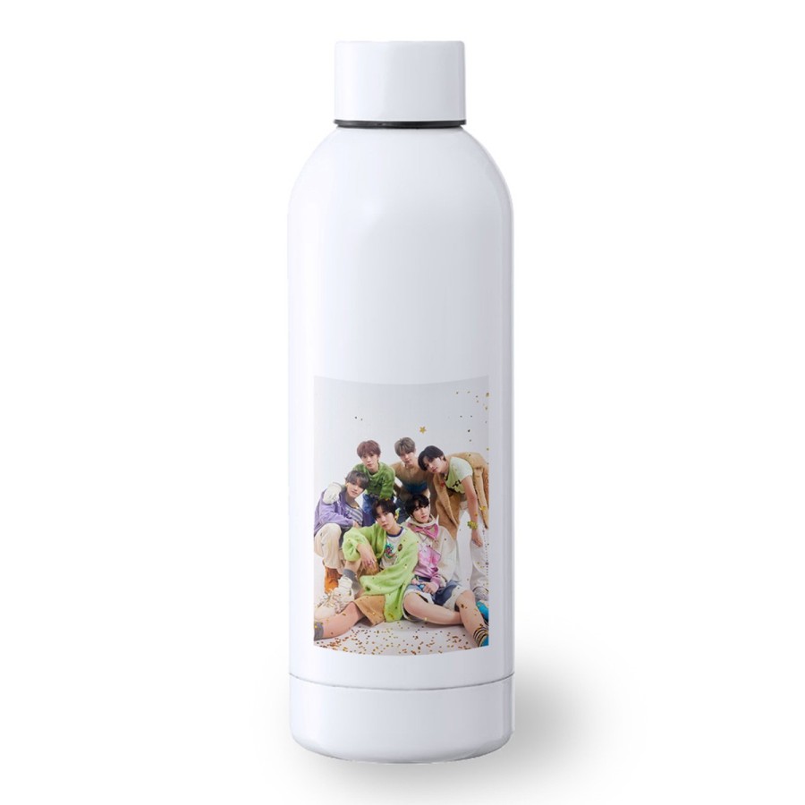 BIDON 500 ML ACERO INOXIDABLE cantantes kpop ntc regular fact check deporte deportivo botella senderismo