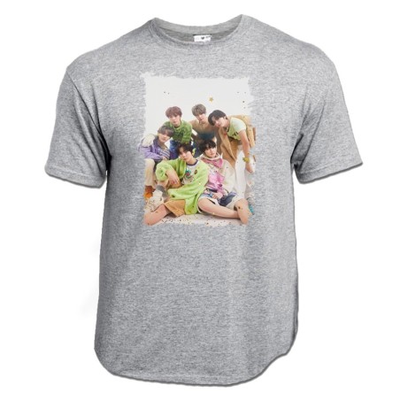 CAMISETA GRIS MEZCLA cantantes kpop ntc regular fact check moda verano personalizada