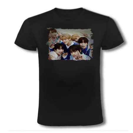 CAMISETA NEGRA cantantes kpop ntc kick it favorite vampire moda verano personalizada