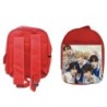 PACK MOCHILA ROJA Y ESTUCHE cantantes kpop ntc kick it favorite vampire material escolar