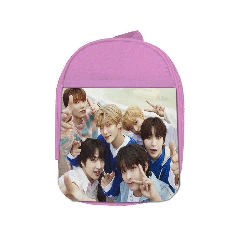 MOCHILA ROSA cantantes kpop ntc kick it favorite vampire escolar personalizado picnic excursión deporte