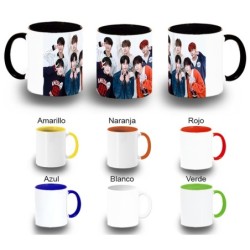 TAZA COLORES cantantes kpop...