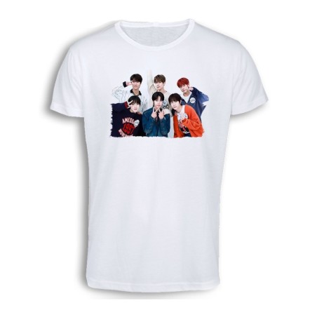 CAMISETA TACTO ALGODÓN cantantes kpop ntc cherry bomb love on the floor cómoda personalizada