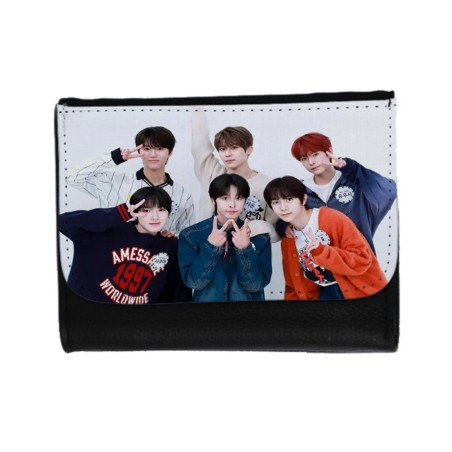 BILLETERA BILLETERO cantantes kpop ntc cherry bomb love on the floor unisex negro monedero