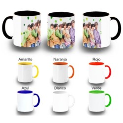 TAZA COLORES cantantes kpop...