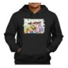 SUDADERA NEGRA CON CAPUCHA cantantes kpop ntc high way to haven adulto poliester algodón personalizada