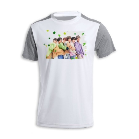 CAMISETA DISEÑO BICOLOR cantantes kpop ntc high way to haven personalizada