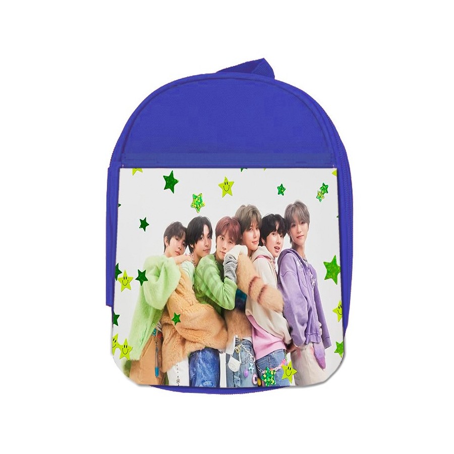 MOCHILA AZUL cantantes kpop ntc high way to haven escolar personalizado picnic excursión deporte