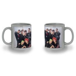 TAZA COLOR RECUADRO cantantes kpop dxmon burn up spark color mug jarra cerveza te infusión