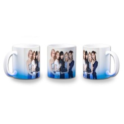 TAZA CON DEGRADADO cantantes kpop geenious voyage zo e color personalizada