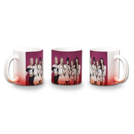 TAZA CON DEGRADADO cantantes kpop geenious ye young si on color personalizada