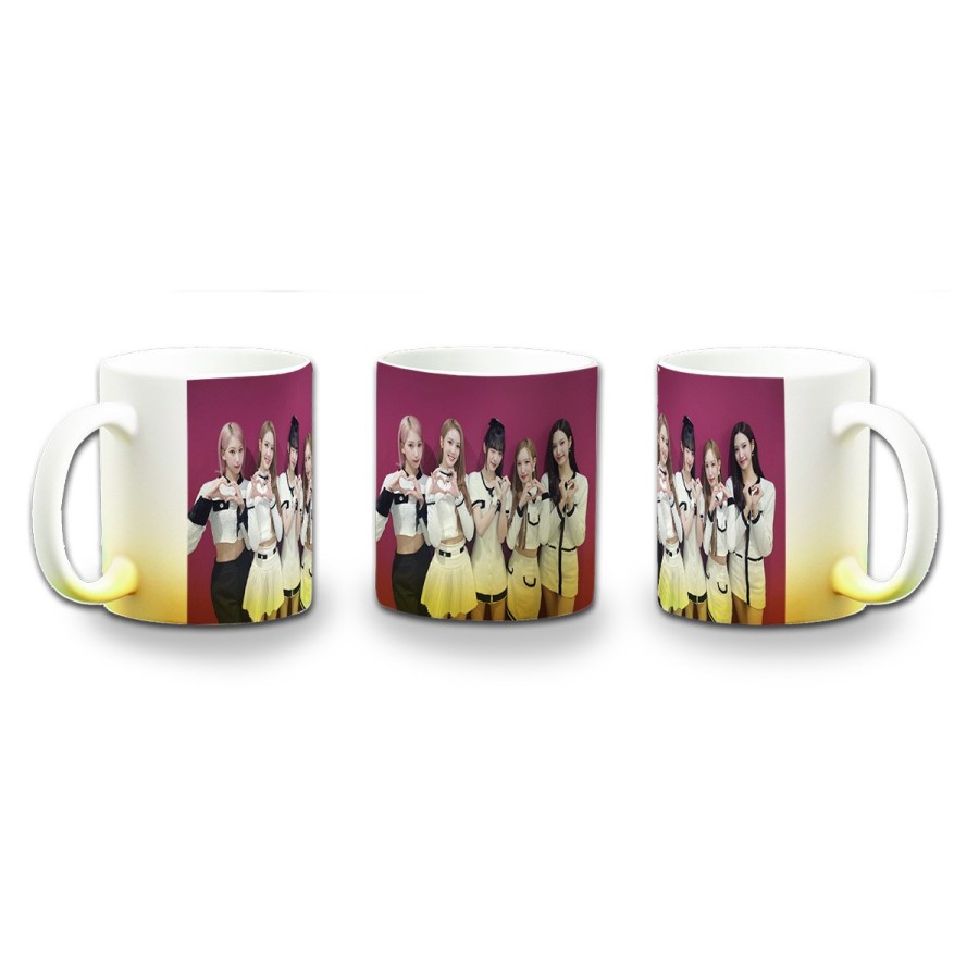 TAZA CON DEGRADADO cantantes kpop geenious ye young si on color personalizada