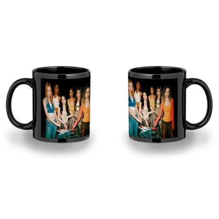 TAZA COLOR RECUADRO cantantes kpop KATSEYE whatching you color mug jarra cerveza te infusión