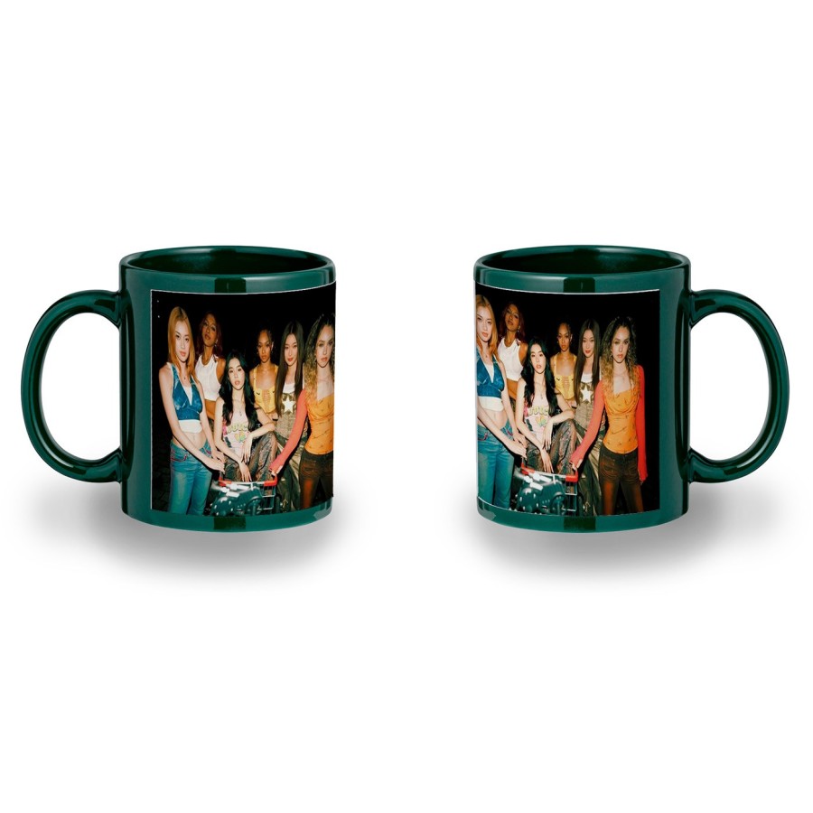 TAZA COLOR RECUADRO cantantes kpop KATSEYE whatching you color mug jarra cerveza te infusión