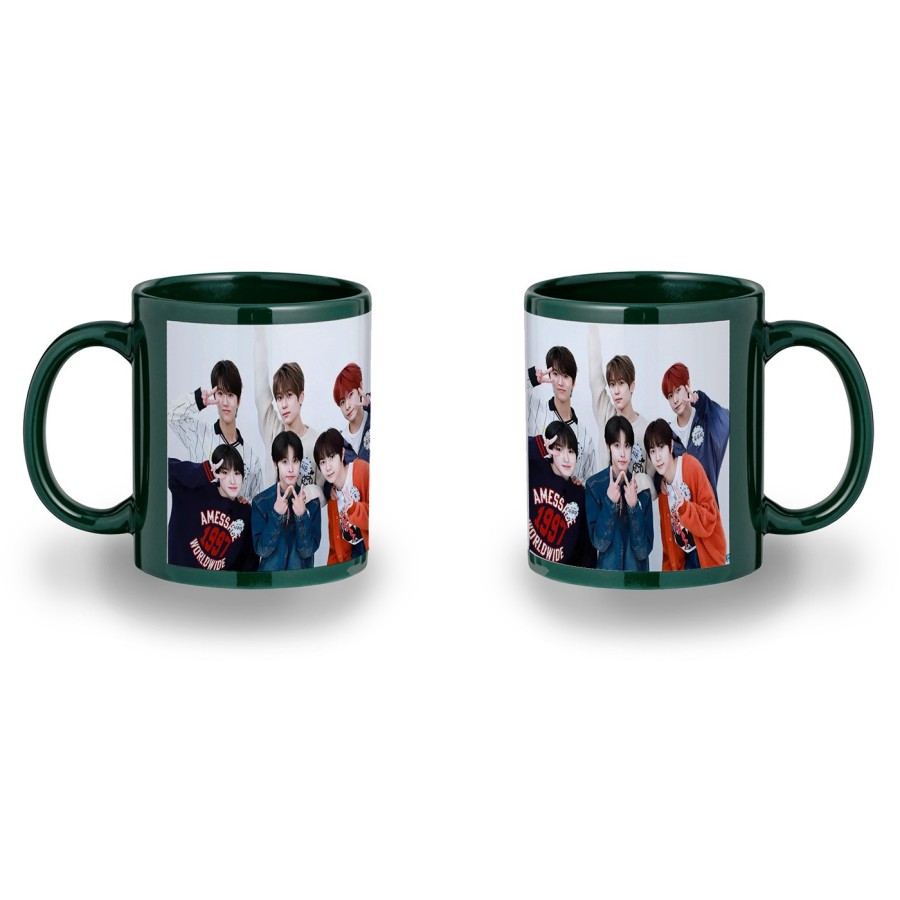 TAZA COLOR RECUADRO cantantes kpop ntc cherry bomb love on the floor color mug jarra cerveza te infusión