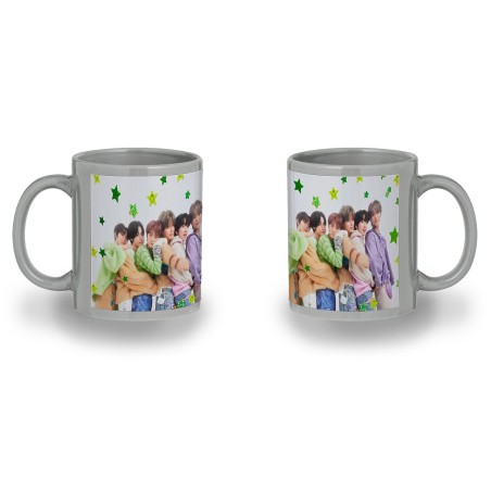 TAZA COLOR RECUADRO cantantes kpop ntc high way to haven color mug jarra cerveza te infusión