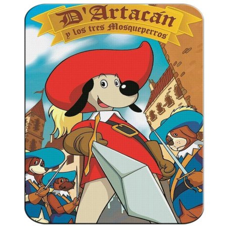 Alfombrilla Mosqueteros perros francia medieval dibujos pc raton personalizada
