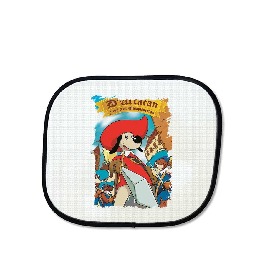 Parasol Mosqueteros perros francia medieval dibujos personalizado coche