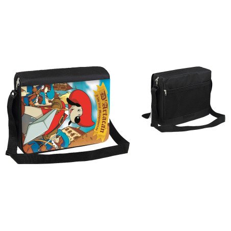 Bandolera Grande Mosqueteros perros francia medieval dibujos funda portatil