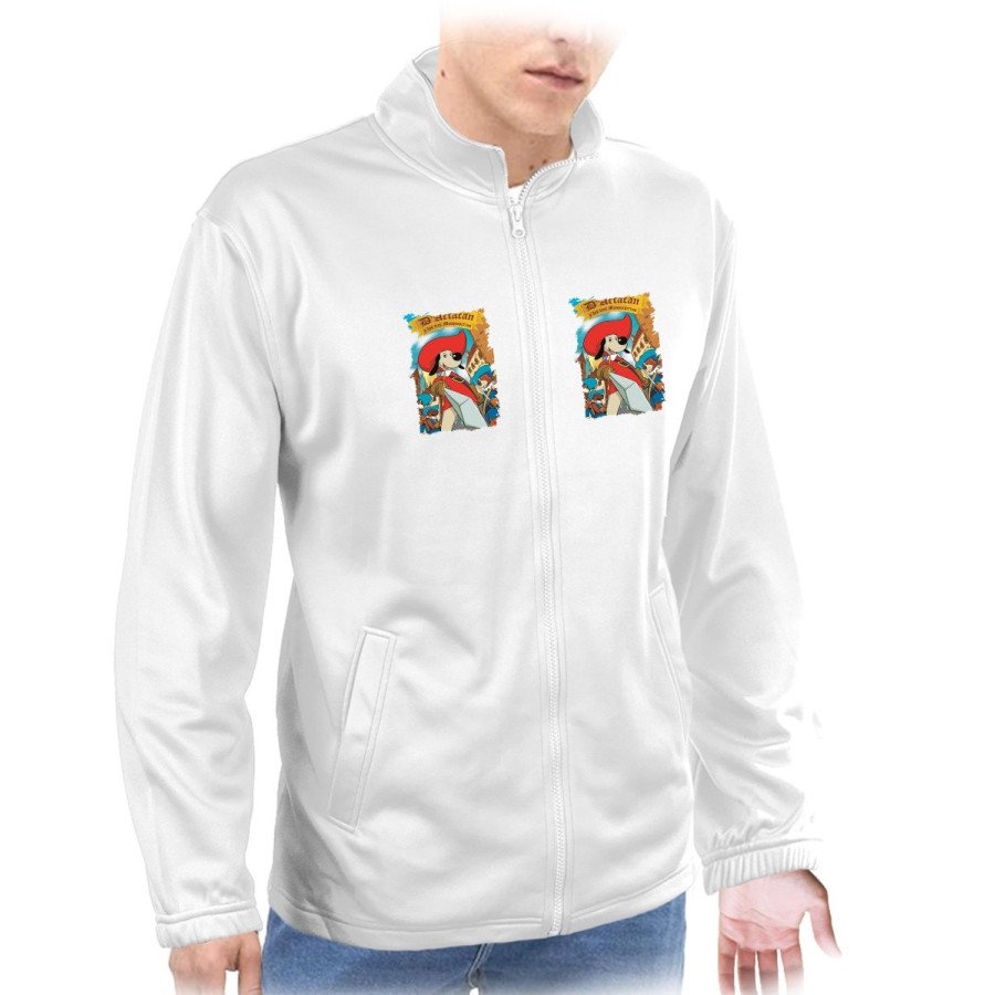 CHAQUETA TECNICA 2 IMPRESIONES Mosqueteros perros francia medieval dibujos  personalizada