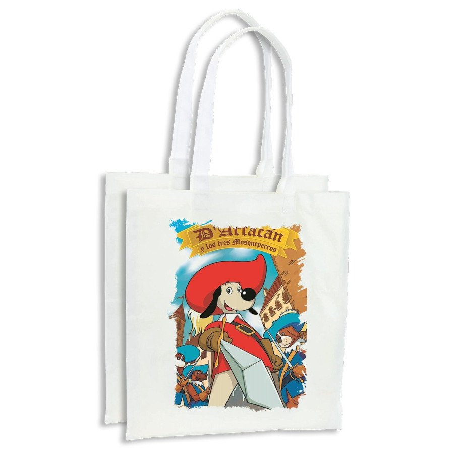 Pack BOLSAS Mosqueteros perros francia medieval dibujos cocina compra personalizadas