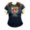 CAMISETA NEGRA MUJER Mosqueteros perros francia medieval dibujos oferta personalizada