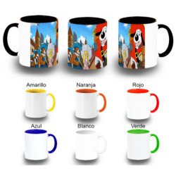 Taza colores Dartañan...