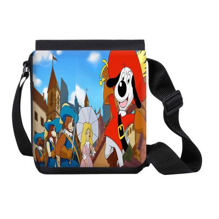 Bandolera Pequeña Dartañan mosqueteros espadachin dibujos julieta bolso personalizada