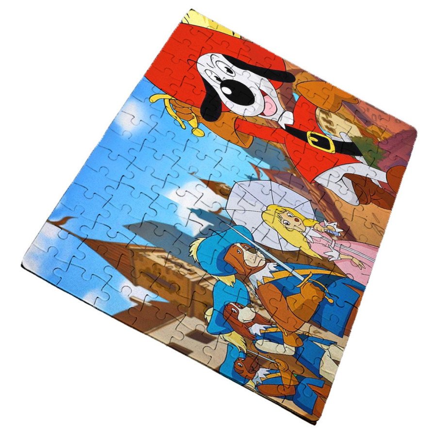 Puzzle de tamaño y piezas a ELEGIR Dartañan mosqueteros espadachin dibujos julieta rompecabezas educativo puzle