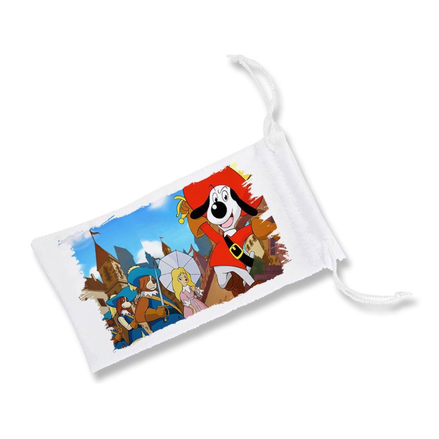 Funda bolsa multiusos Dartañan mosqueteros espadachin dibujos julieta gafas dados rol personalizada color