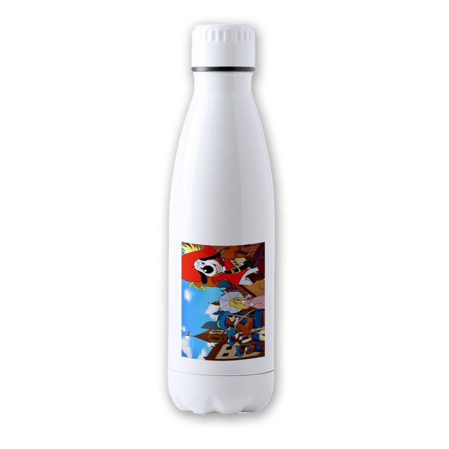 Bidón 700 ml acero inoxidable Dartañan mosqueteros espadachin dibujos julieta tapon seguridad botella