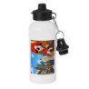 Bidón 600 ml acero inoxidable con chupón Dartañan mosqueteros espadachin dibujos julieta escolar deporte bicicleta