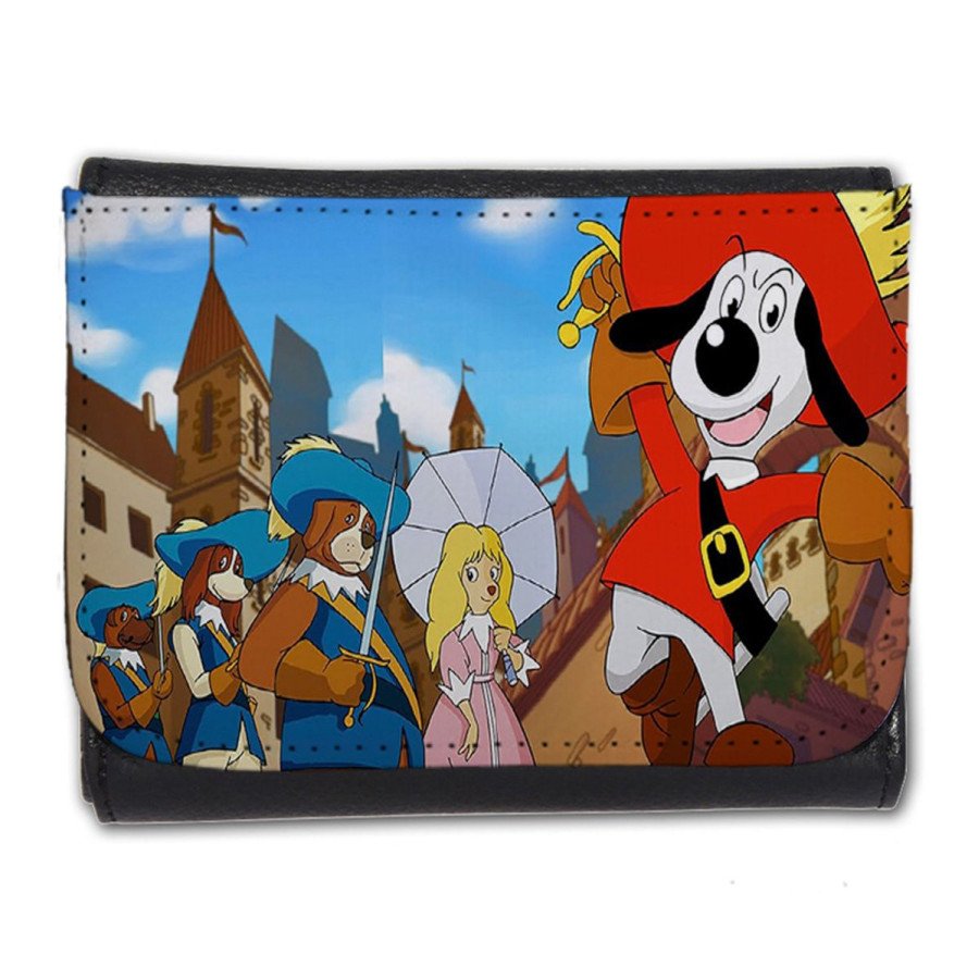 Billetera Billetero Dartañan mosqueteros espadachin dibujos julieta hombre caballero negro monedero