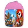 Mochila Rosa Dartañan mosqueteros espadachin dibujos julieta escolar personalizado picnic excursión deporte