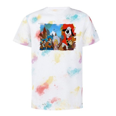 CAMISETA marcas colores Dartañan mosqueteros espadachin dibujos julieta personalizada