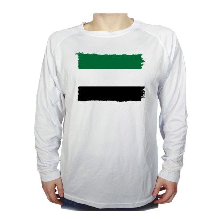 CAMISETA MANGA LARGA bandera de extremadura españa comunidad autonoma personalizada