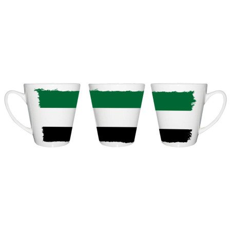 Taza cónica bandera de extremadura españa comunidad autonoma conica personalizada