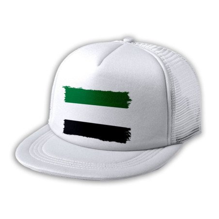Gorra 5 paneles redecilla trasera bandera de extremadura españa comunidad autonoma estilo rapero