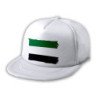 Gorra 5 paneles redecilla trasera bandera de extremadura españa comunidad autonoma estilo rapero