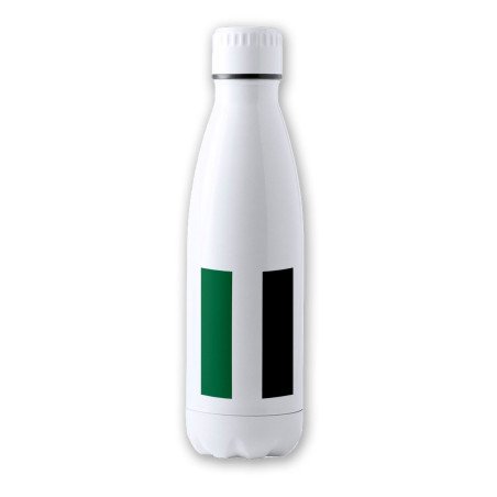 Bidón 700 ml acero inoxidable bandera de extremadura españa comunidad autonoma tapon seguridad botella
