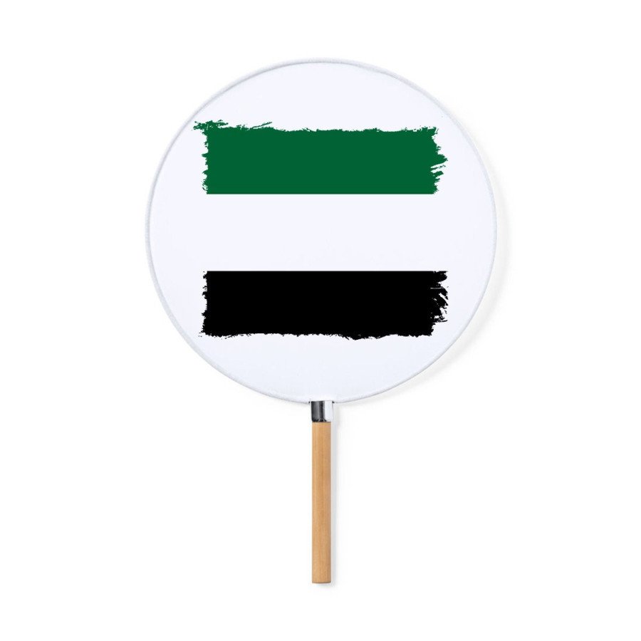 Abanico estilo pai pai bandera de extremadura españa comunidad autonoma moda primavera verano elegante