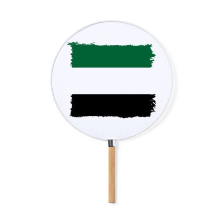 Abanico estilo pai pai bandera de extremadura españa comunidad autonoma moda primavera verano elegante