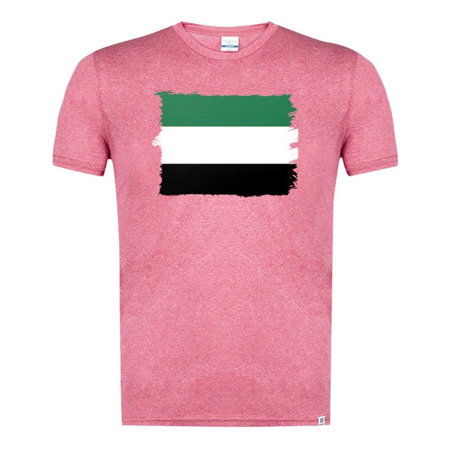 CAMISETA Roja mezcla bandera de extremadura españa comunidad autonoma moda verano tshirt