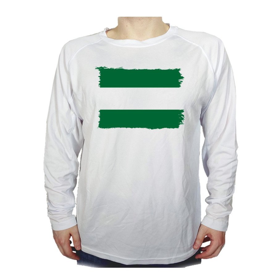 CAMISETA MANGA LARGA bandera de andalucia españa comunidad autonoma personalizada