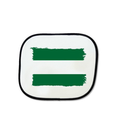 Parasol bandera de andalucia españa comunidad autonoma personalizado coche