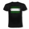 CAMISETA NEGRA bandera de andalucia españa comunidad autonoma moda verano personalizada