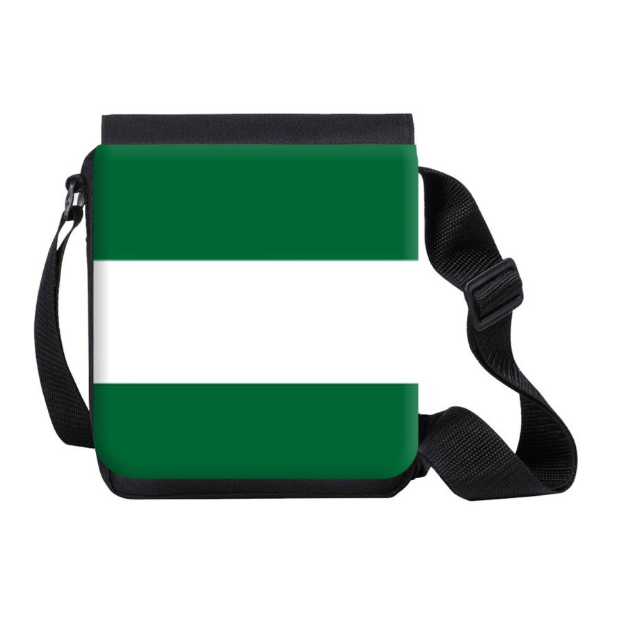 Bandolera Pequeña bandera de andalucia españa comunidad autonoma bolso personalizada